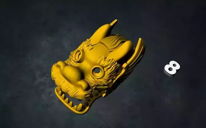 lions dragon mask