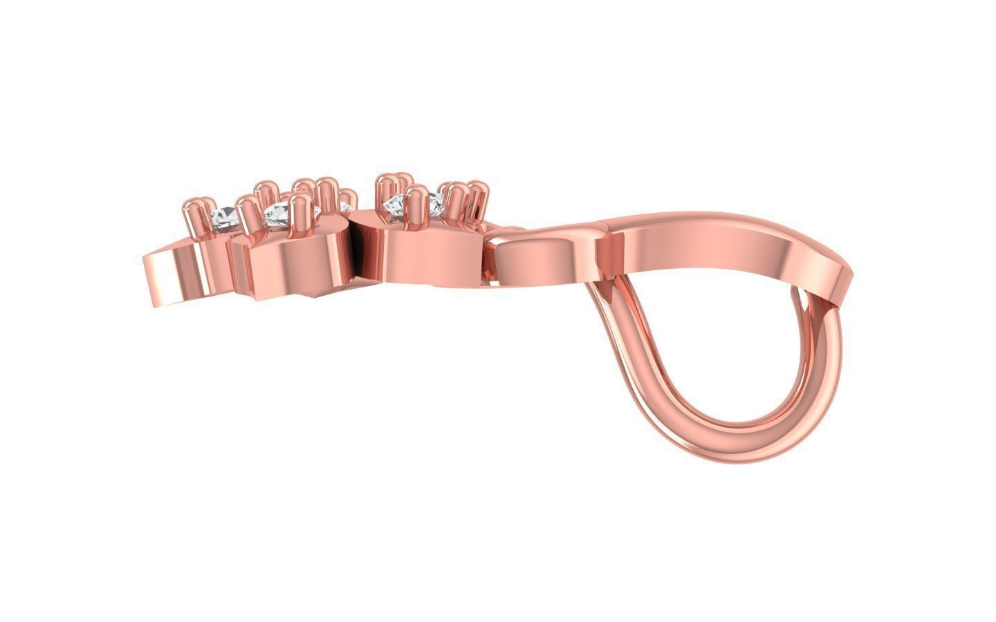 Earrings Pendant Set 3dm STL OBJ FBX Renders Details 3D print model_5