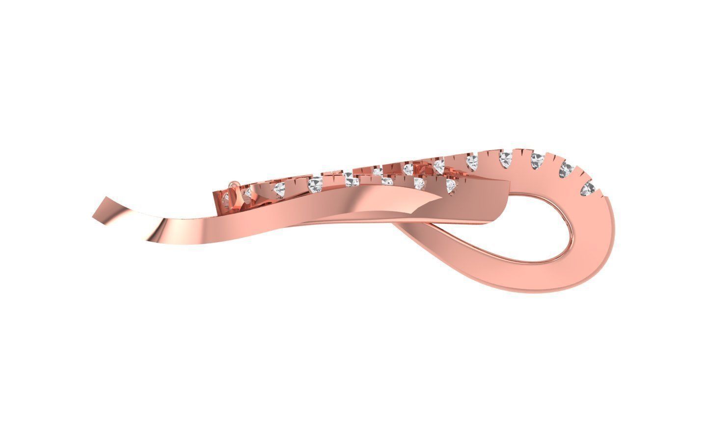 Earrings Pendant Set 3dm STL OBJ FBX Renders Details 3D print model_1