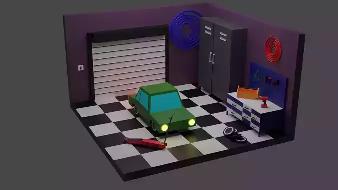 Isometric Garage