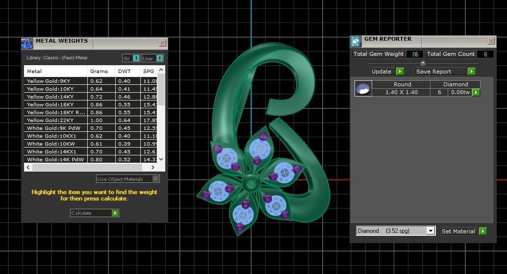 Earrings Pendant Set 3dm STL OBJ FBX Renders Details 3D print model_8