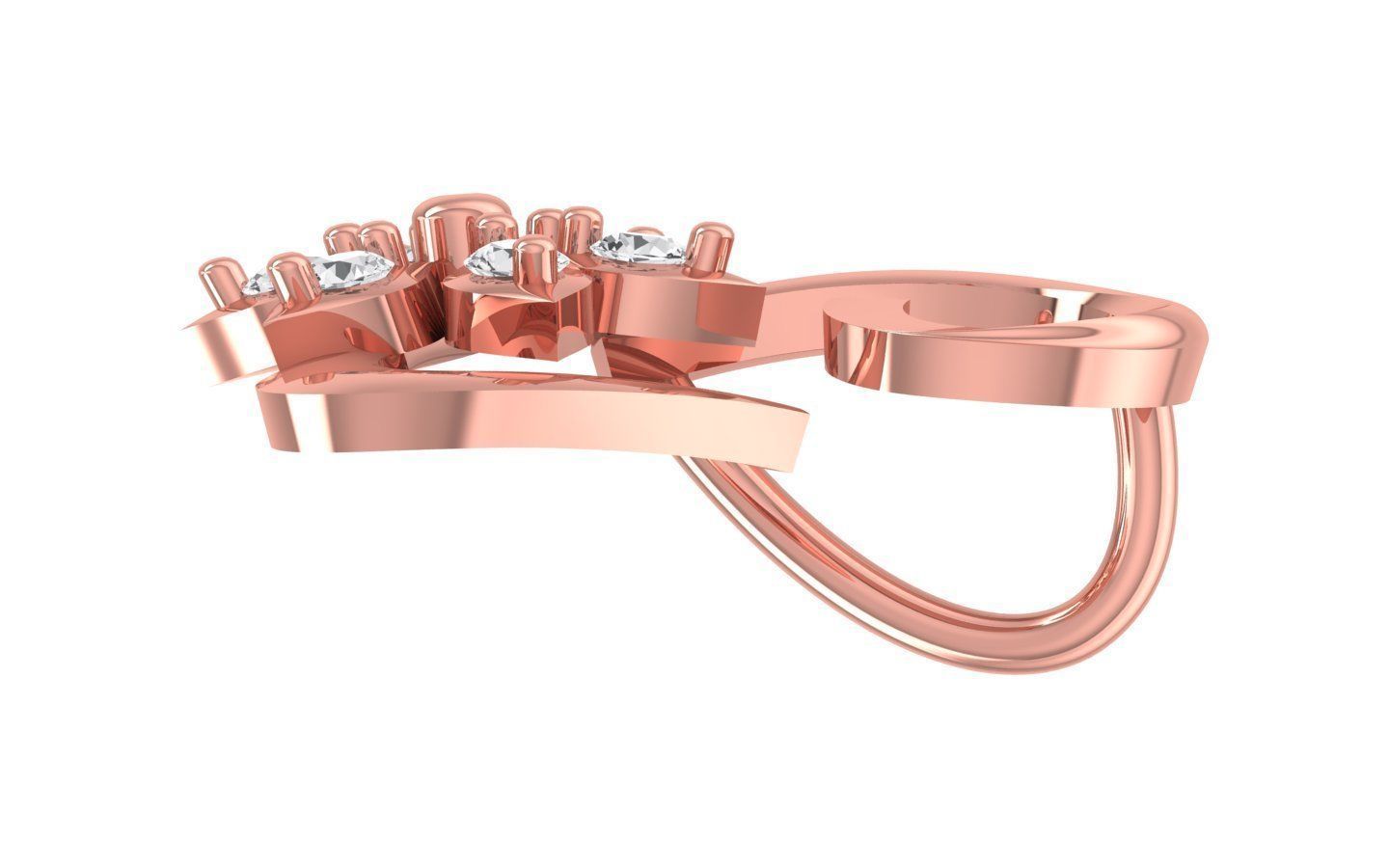 Earrings Pendant Set 3dm STL OBJ FBX Renders Details 3D print model_6