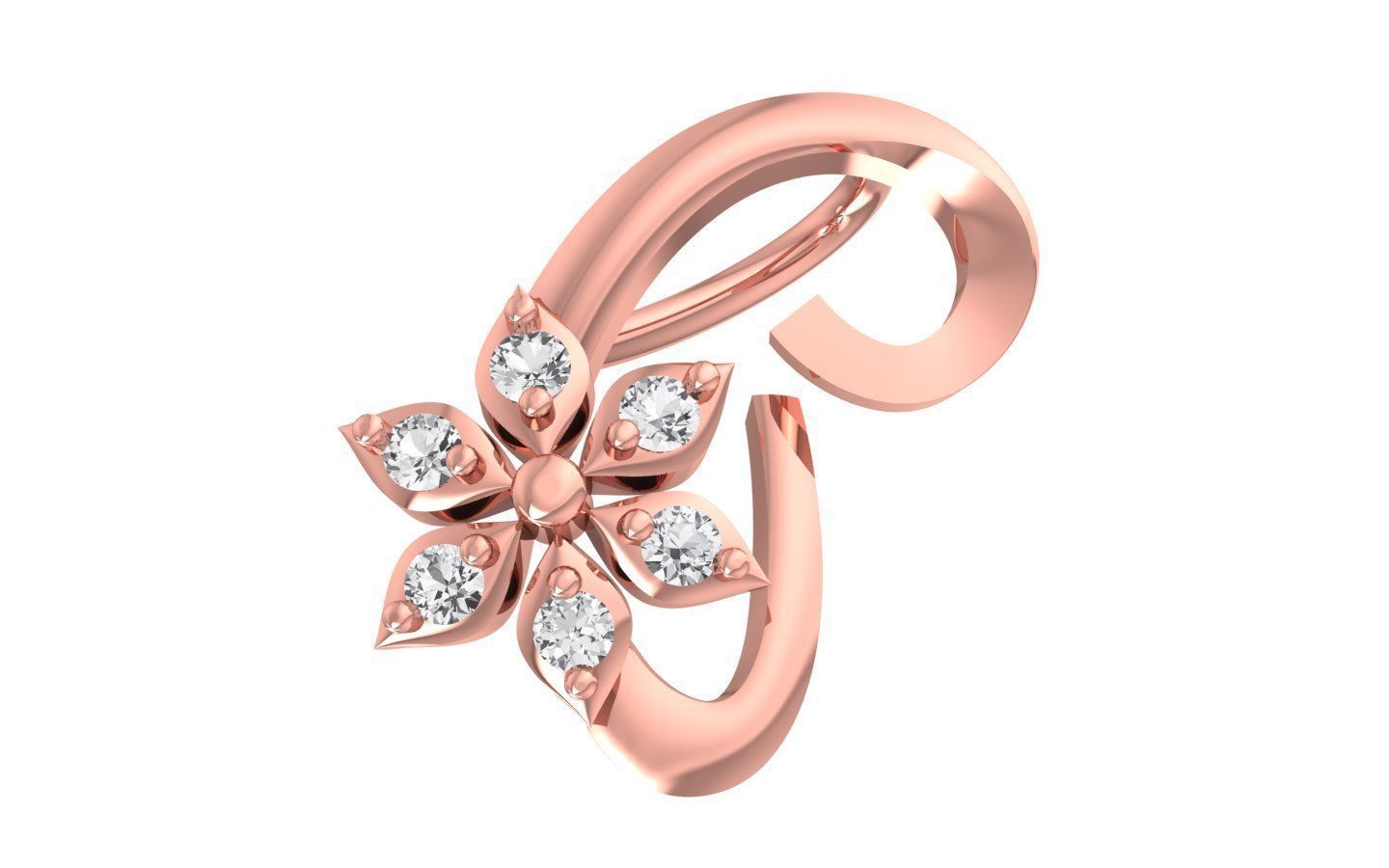 Earrings Pendant Set 3dm STL OBJ FBX Renders Details 3D print model_5