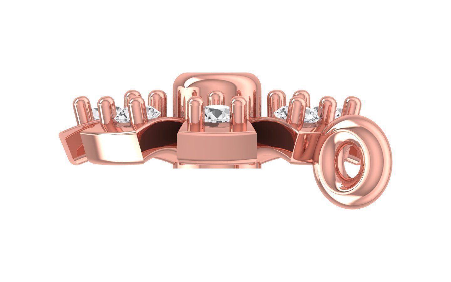 Earrings Pendant Set 3dm STL OBJ FBX Renders Details 3D print model_4