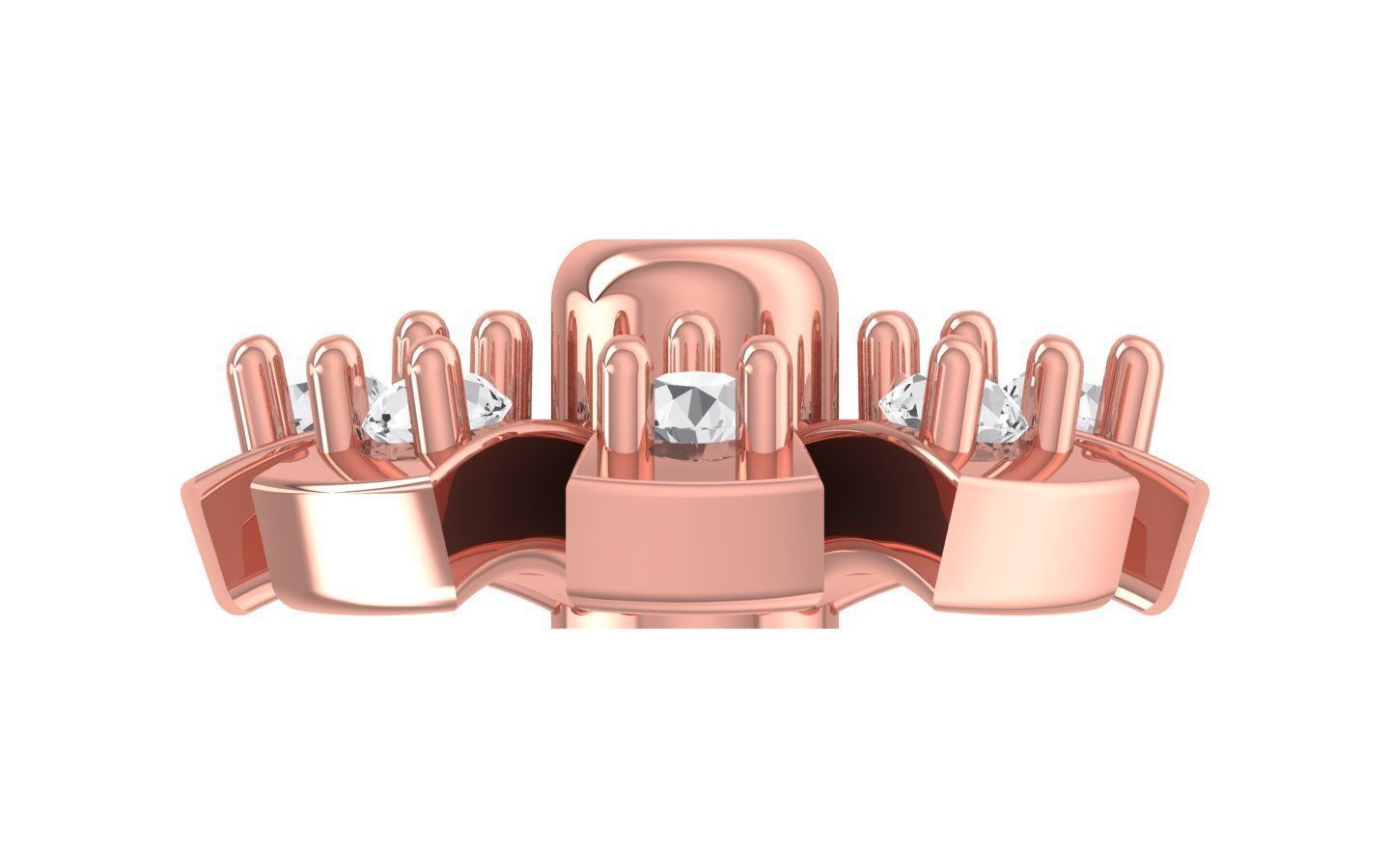 Earrings Pendant Set 3dm STL OBJ FBX Renders Details 3D print model_3