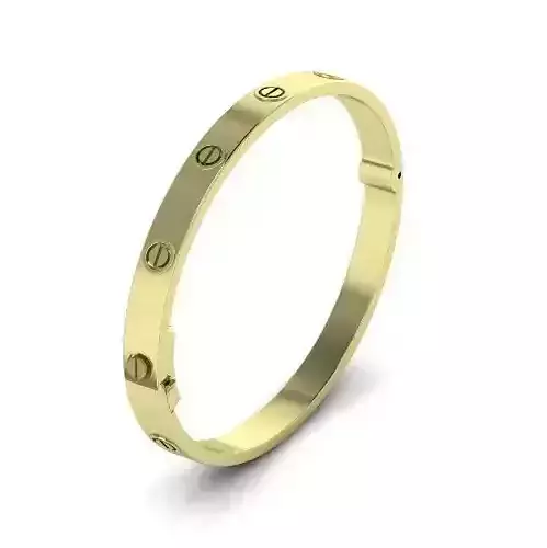 Regular bracelet Without stones Size 22 Model 2114 3D print model