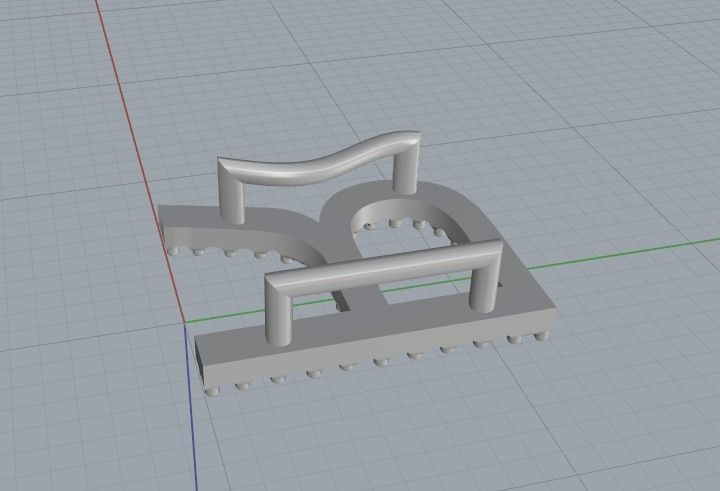 Letter R Model 2111 3D print model_4