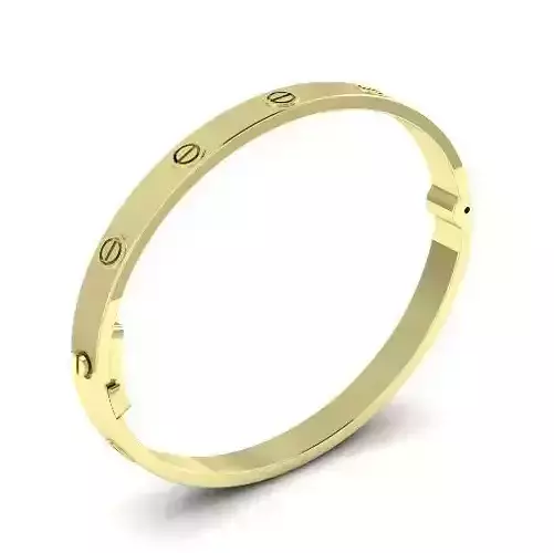 Regular bracelet Without stones Size 20 Model 2110 3D print model