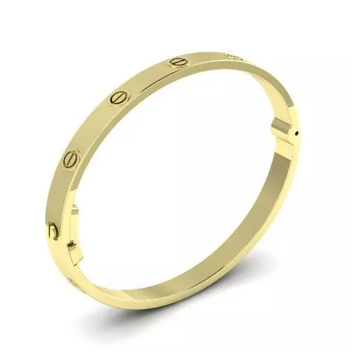 Regular bracelet Without stones Size 20 Model 2110 3D print model