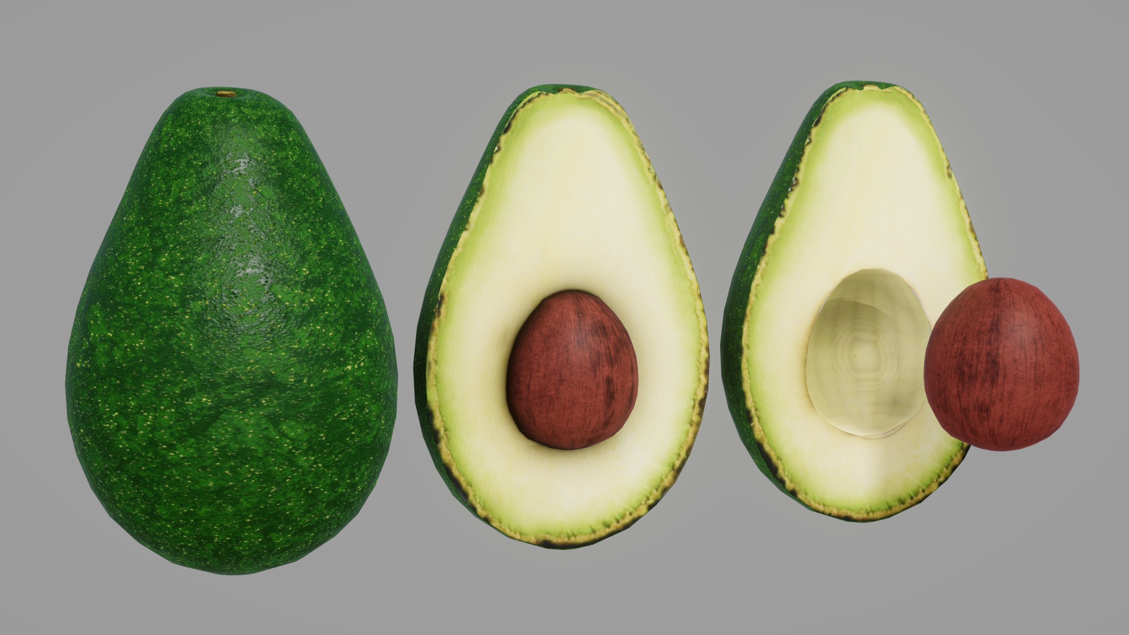 Fruits Vol - 2 Low-poly 3D model_6