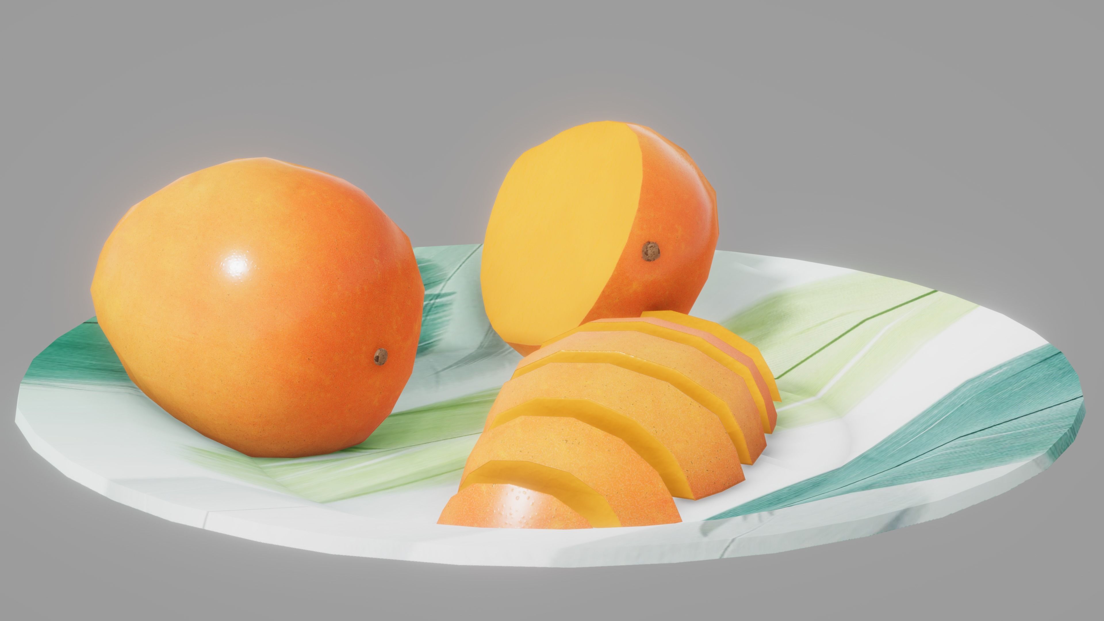 Fruits Vol - 2 Low-poly 3D model_11