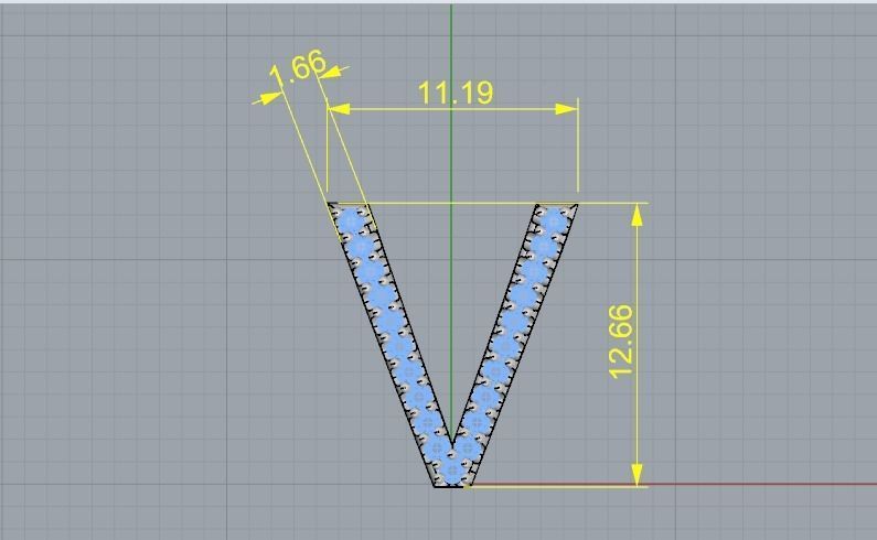 Letter V Model 2115 3D print model_6