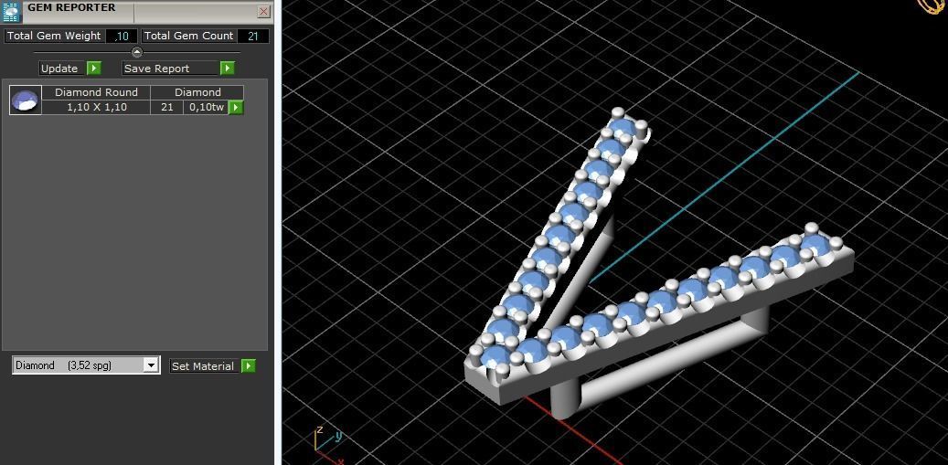 Letter V Model 2115 3D print model_8