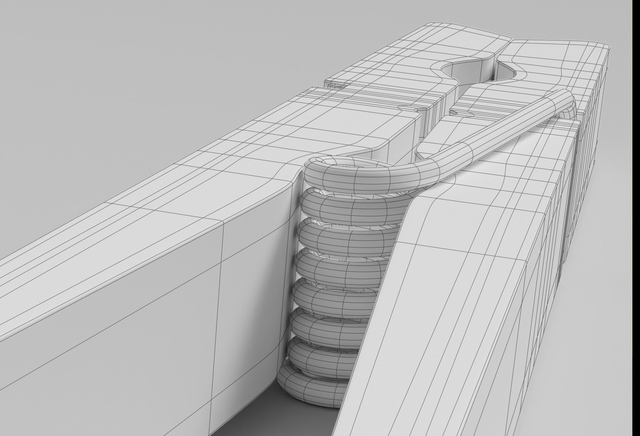 Wooden Clothespin 3D model_22