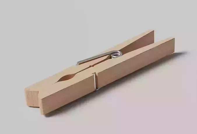 Wooden Clothespin