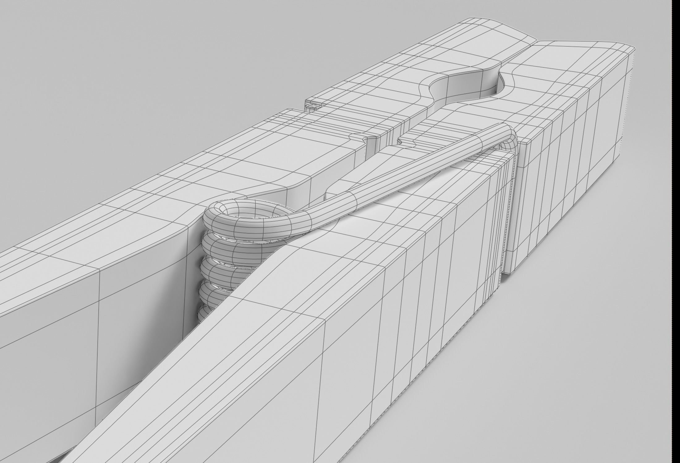 Wooden Clothespin 3D model_18