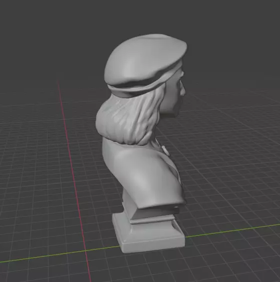 Raphael bust  3D print model_5