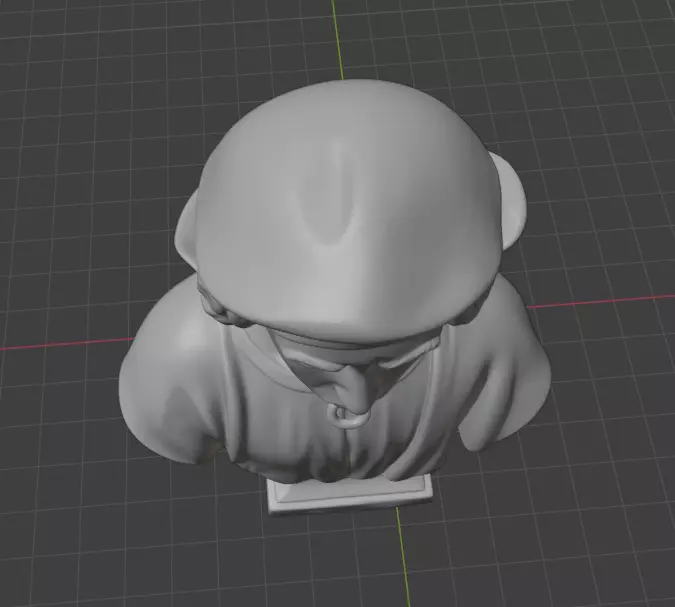 Raphael bust  3D print model_16