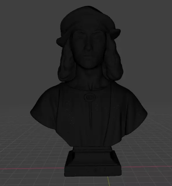 Raphael bust  3D print model_15