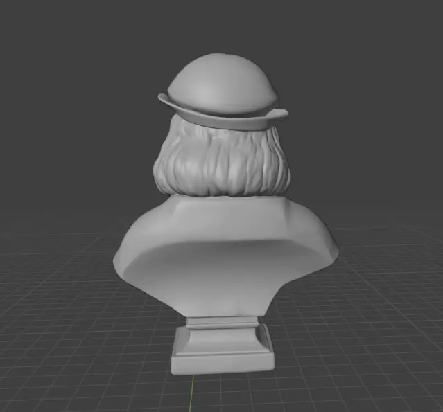 Raphael bust  3D print model_17