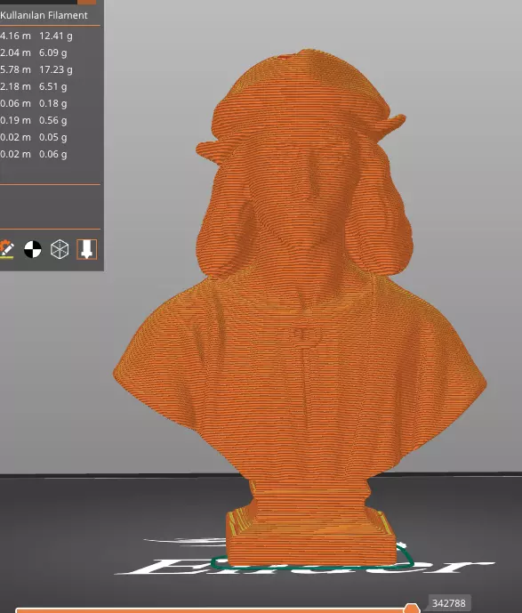 Raphael bust  3D print model_24
