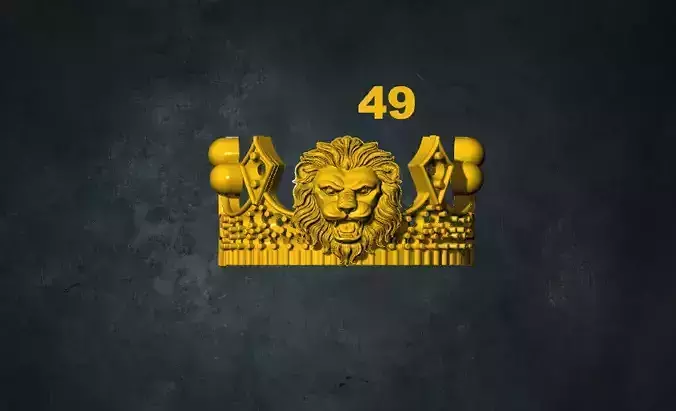 lions golden lion crown