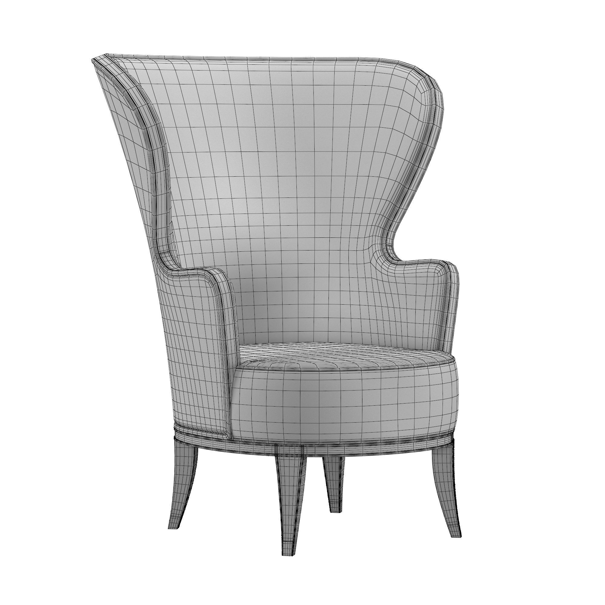 Chester Chair 3D model_6
