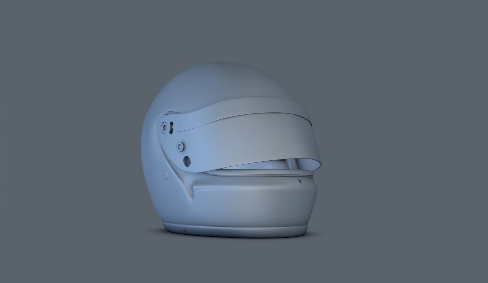 Ayrton Senna Monaco GP Helmet Version 1988 3D model_4