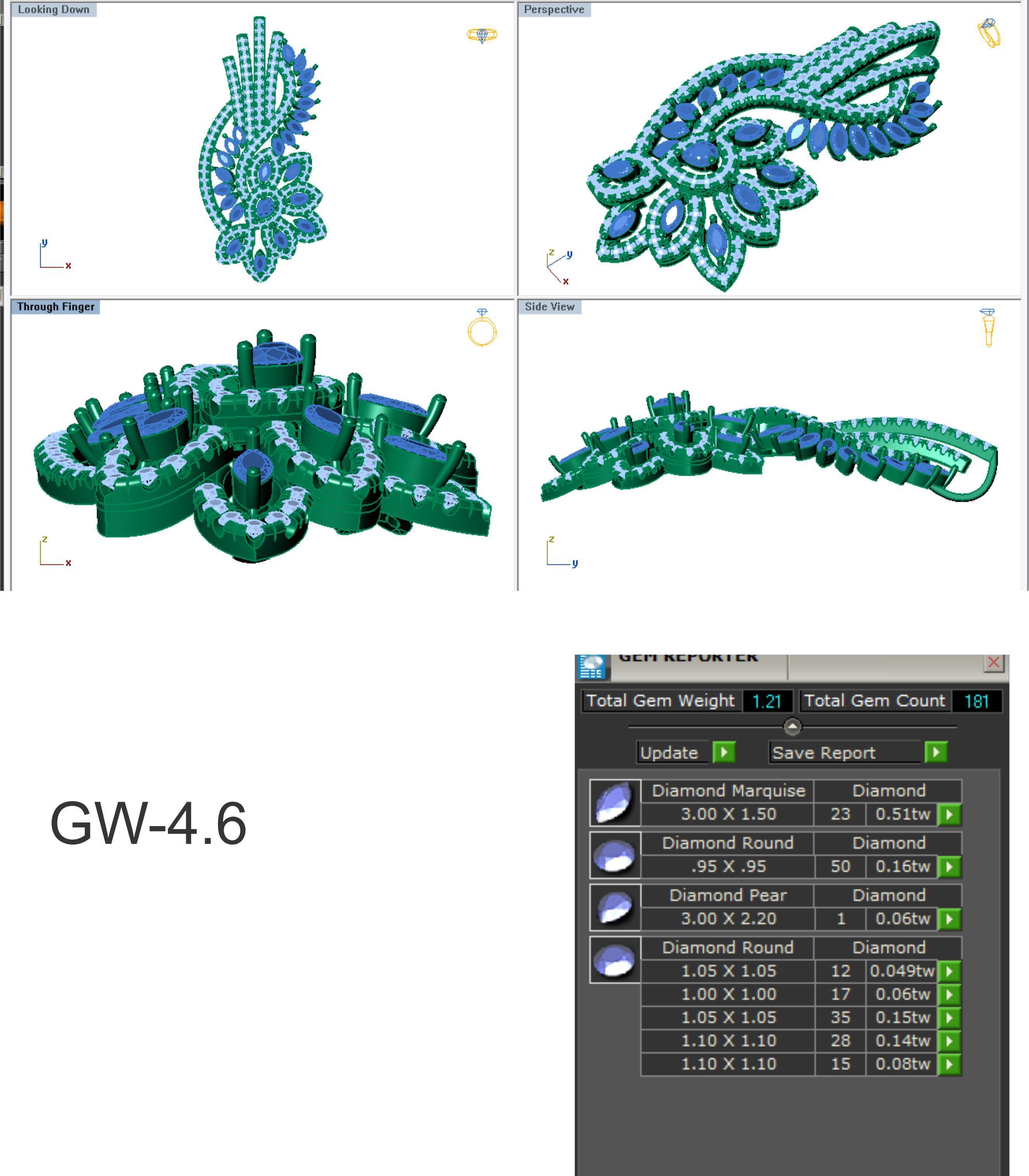 Women Big Earrings 3dm STL OBJ FBX Renders Details 3D print model_3