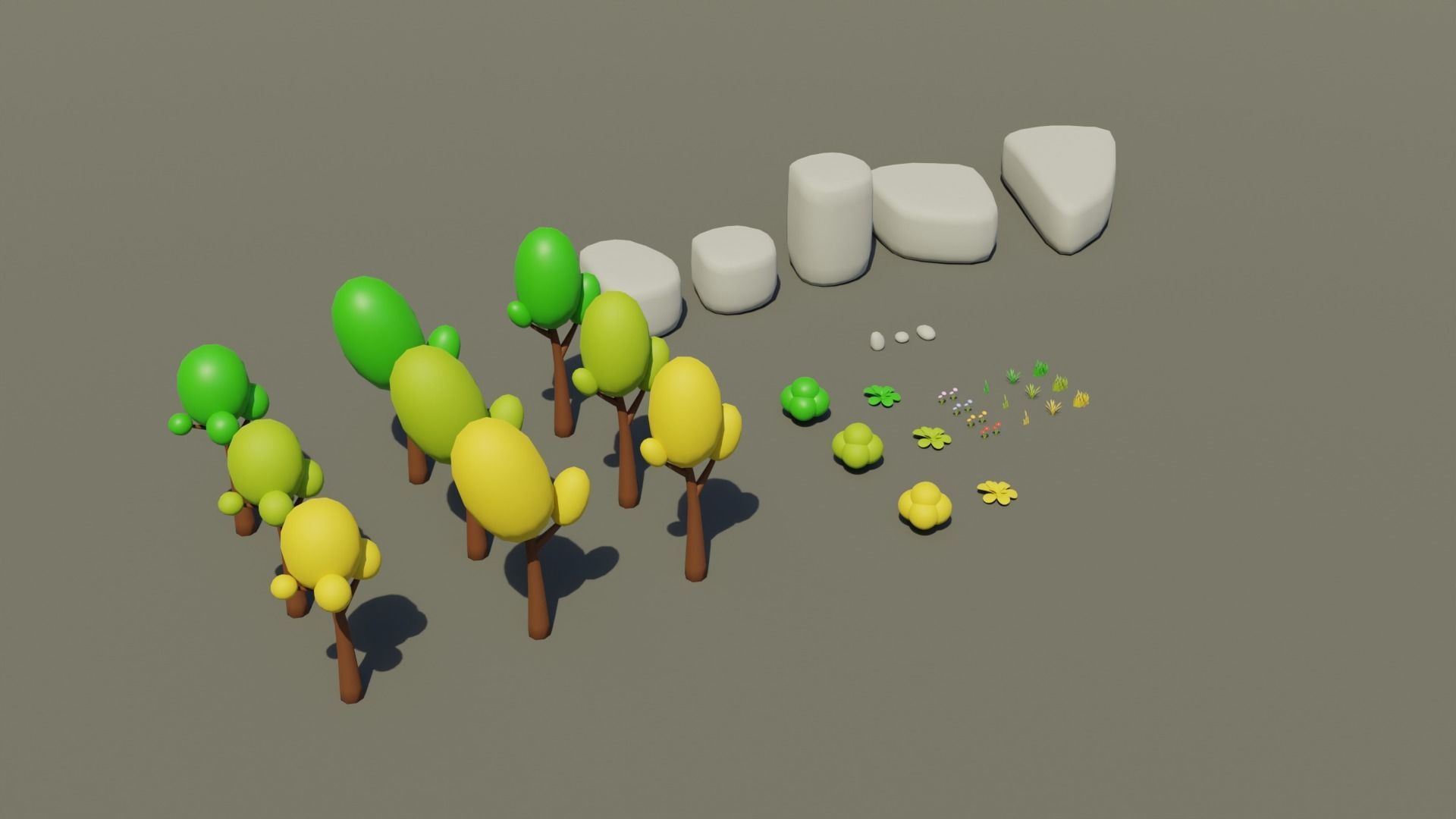 Stylized Low-Poly Environment Pack Low-poly 3D model_1