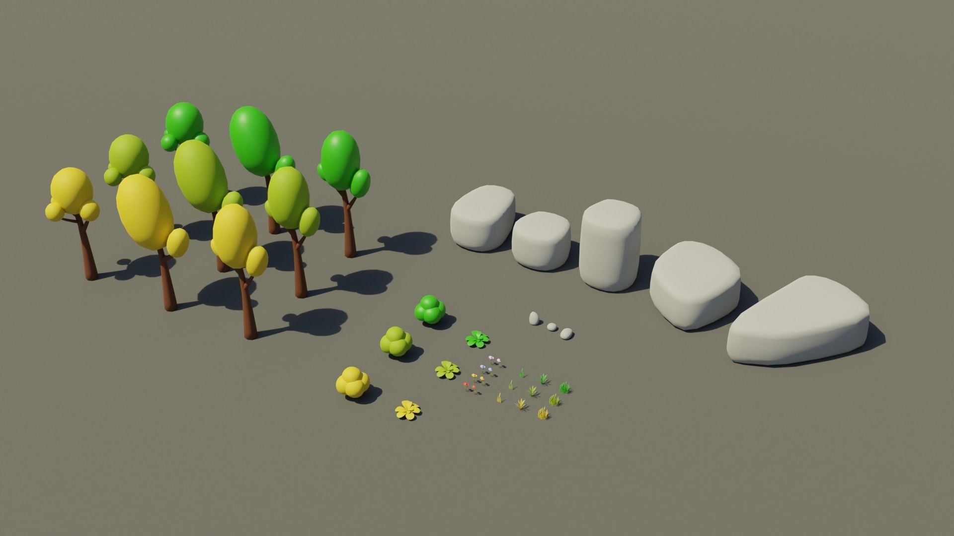 Stylized Low-Poly Environment Pack Low-poly 3D model_2