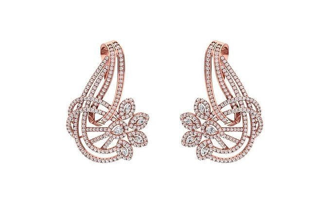 Women Minimalist Earrings 3dm STL OBJ FBX Renders Details 3D print model