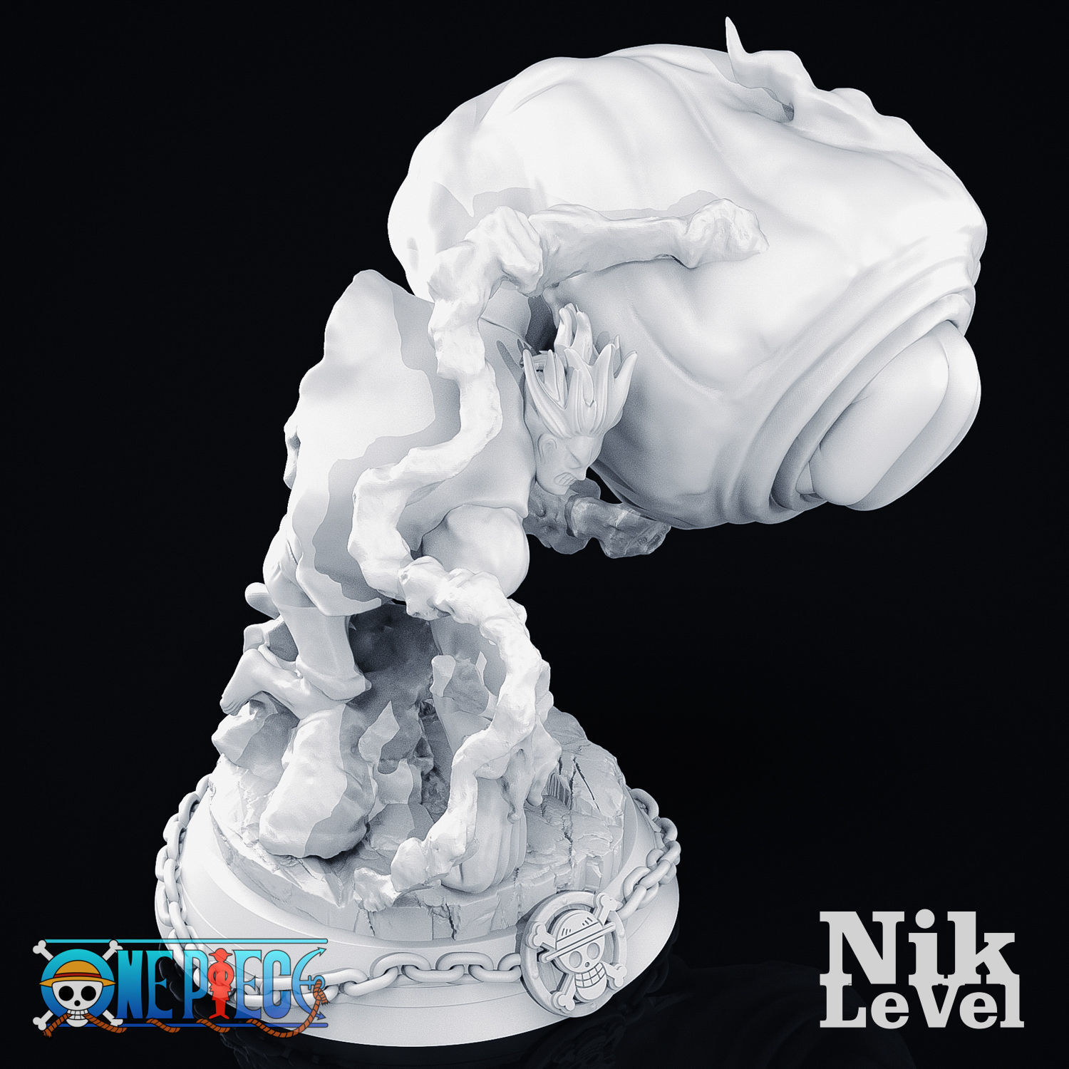 Luffy Gear 4 Kong 3D Printable 3D print model_22