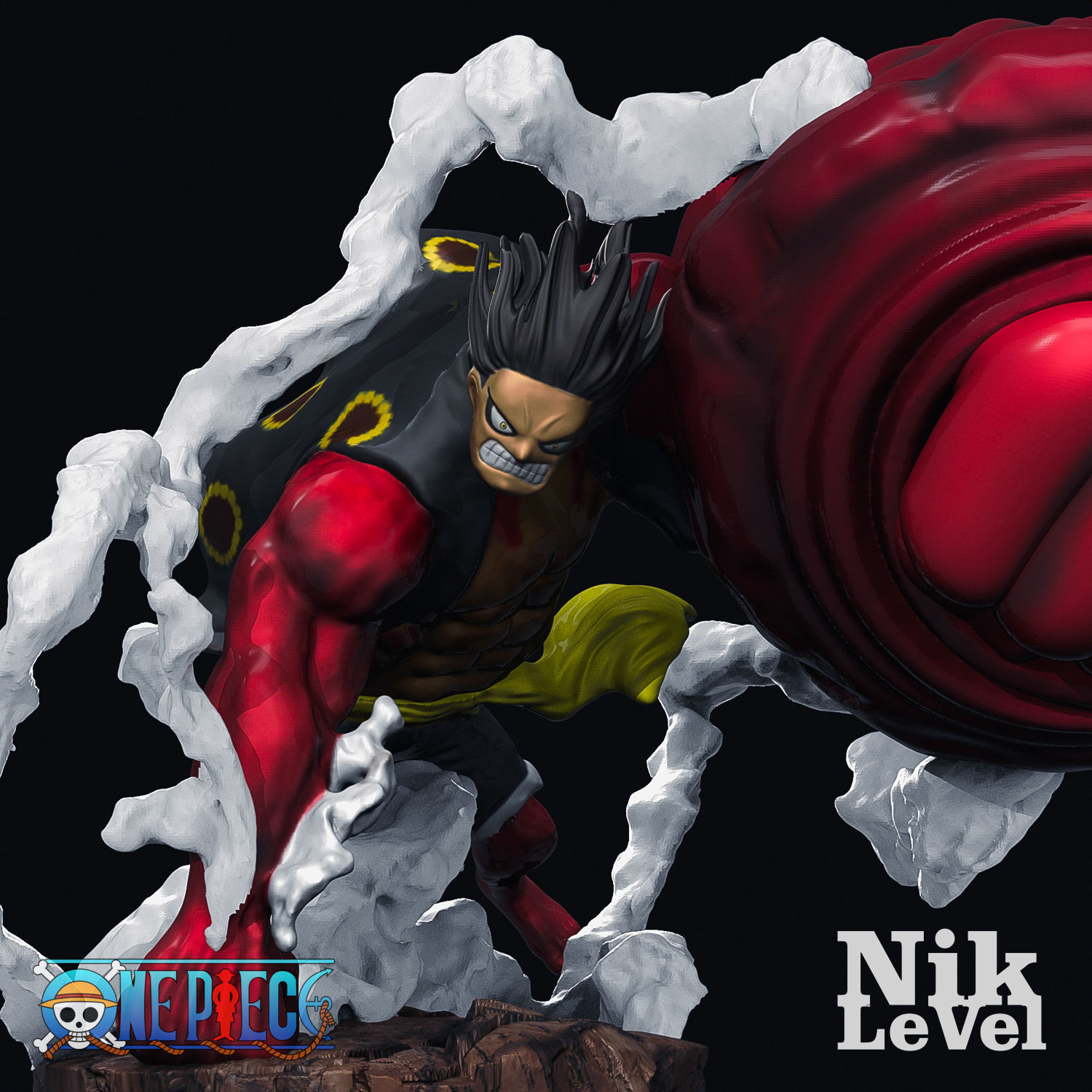 Luffy Gear 4 Kong 3D Printable 3D print model_12