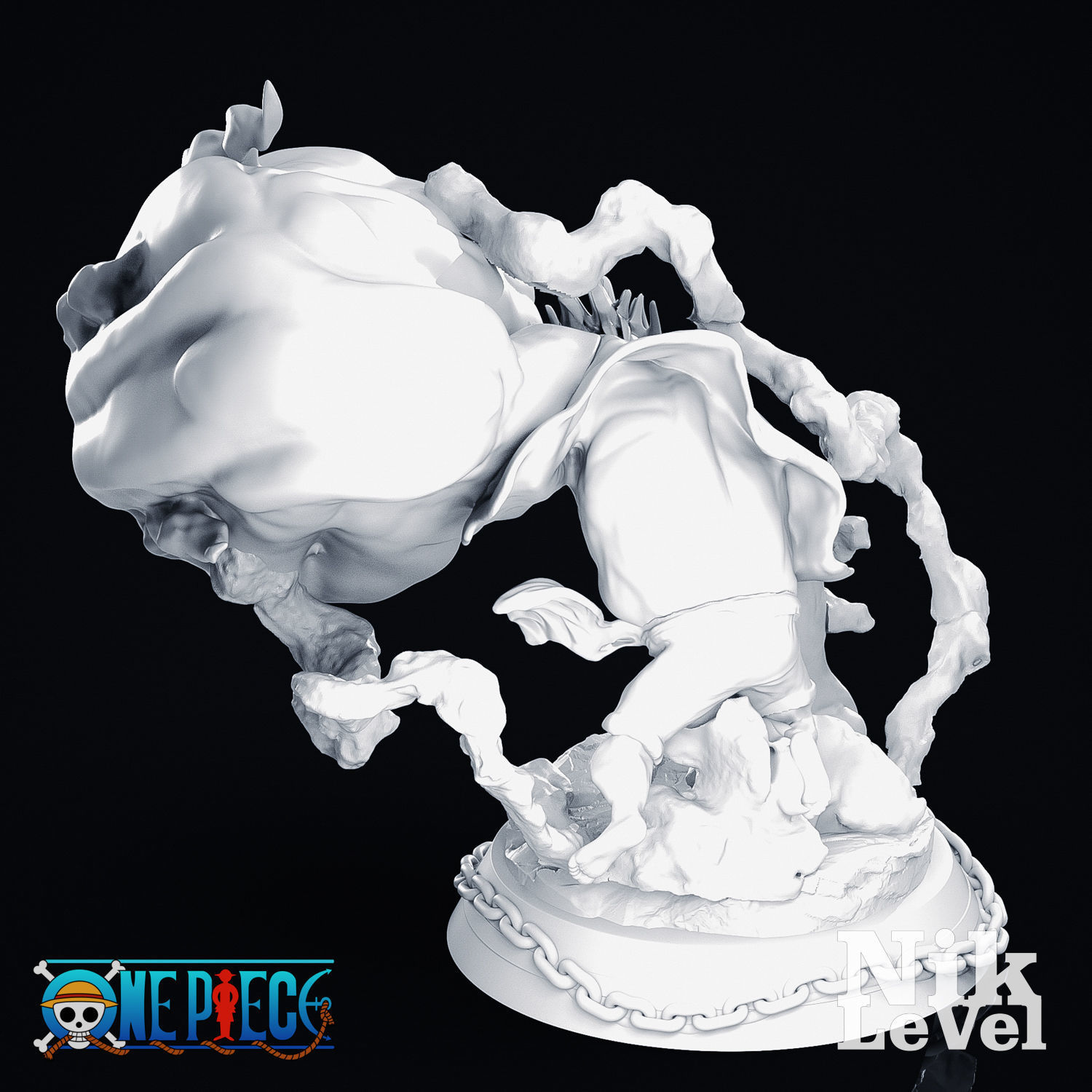 Luffy Gear 4 Kong 3D Printable 3D print model_21