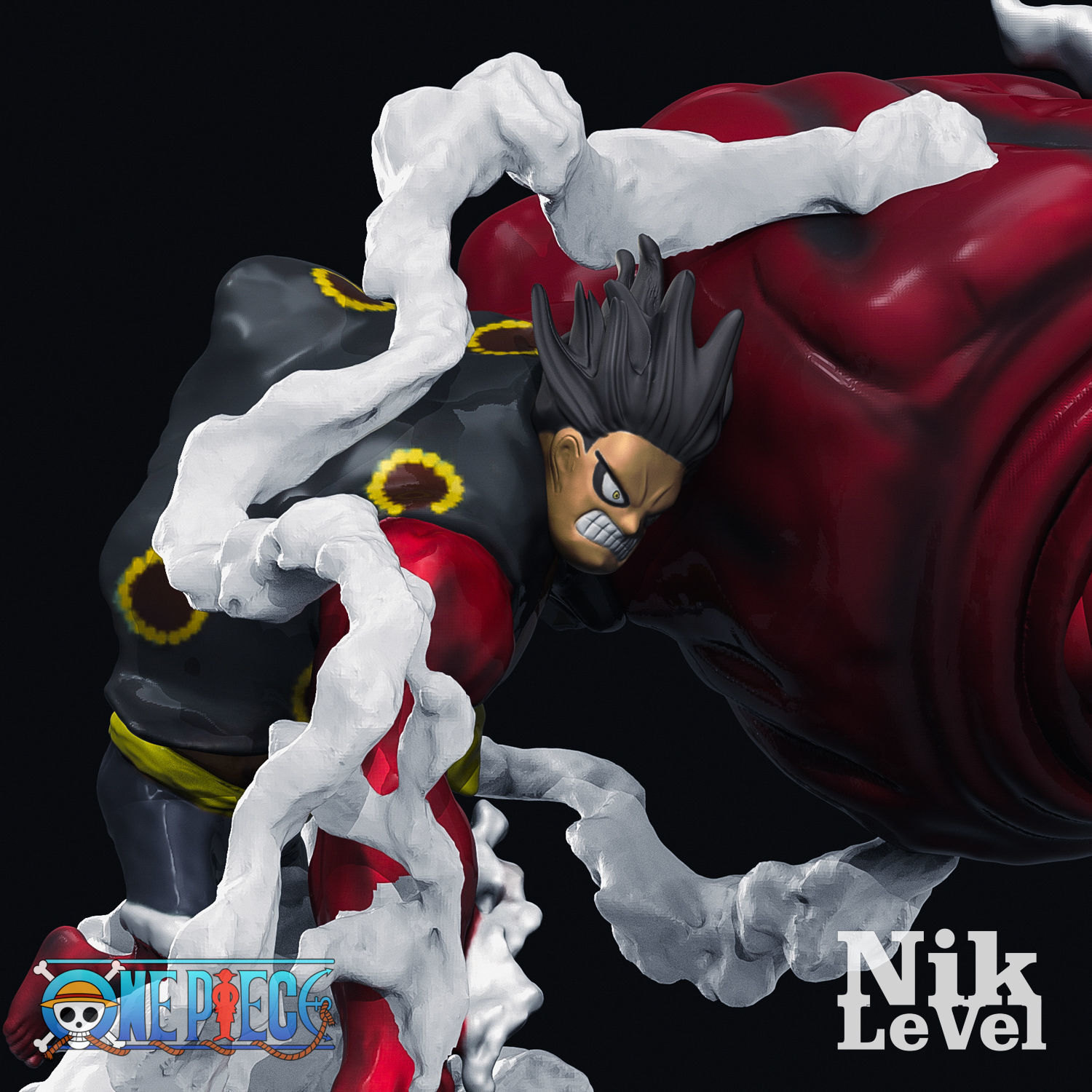 Luffy Gear 4 Kong 3D Printable 3D print model_11