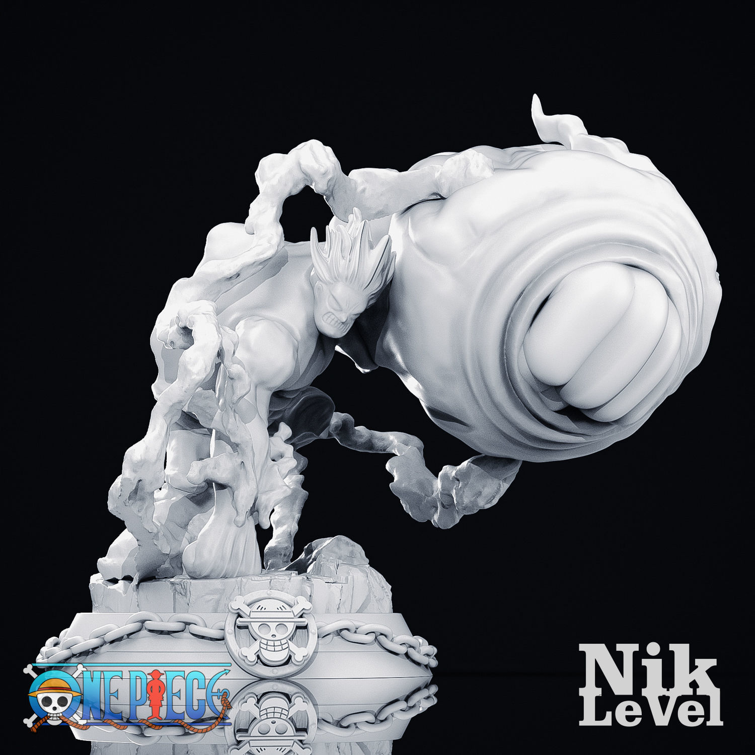 Luffy Gear 4 Kong 3D Printable 3D print model_17