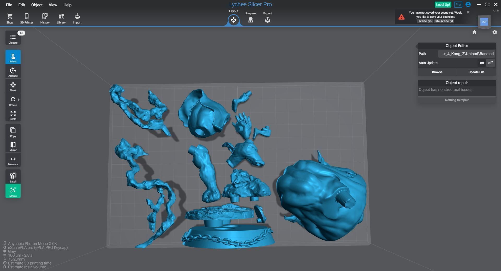 Luffy Gear 4 Kong 3D Printable 3D print model_2