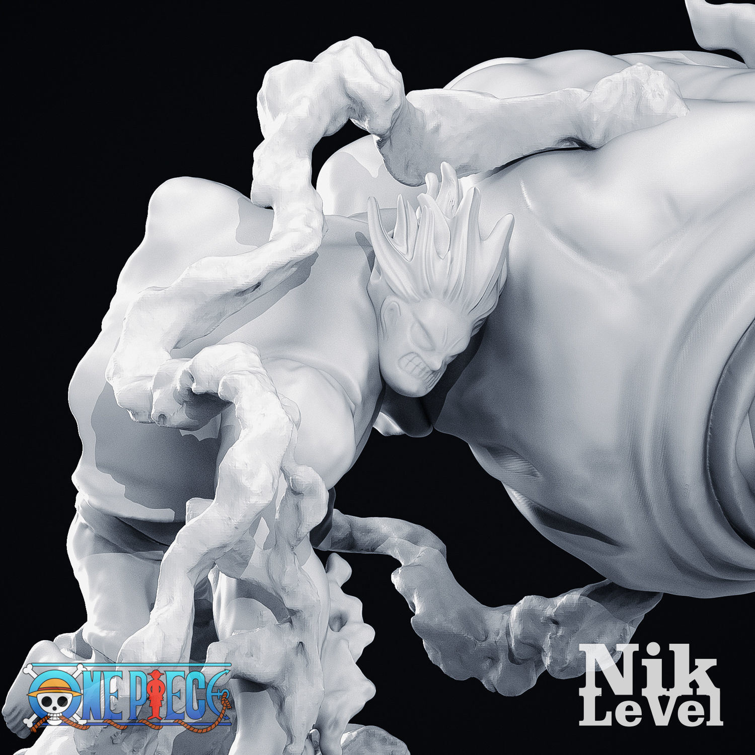 Luffy Gear 4 Kong 3D Printable 3D print model_24