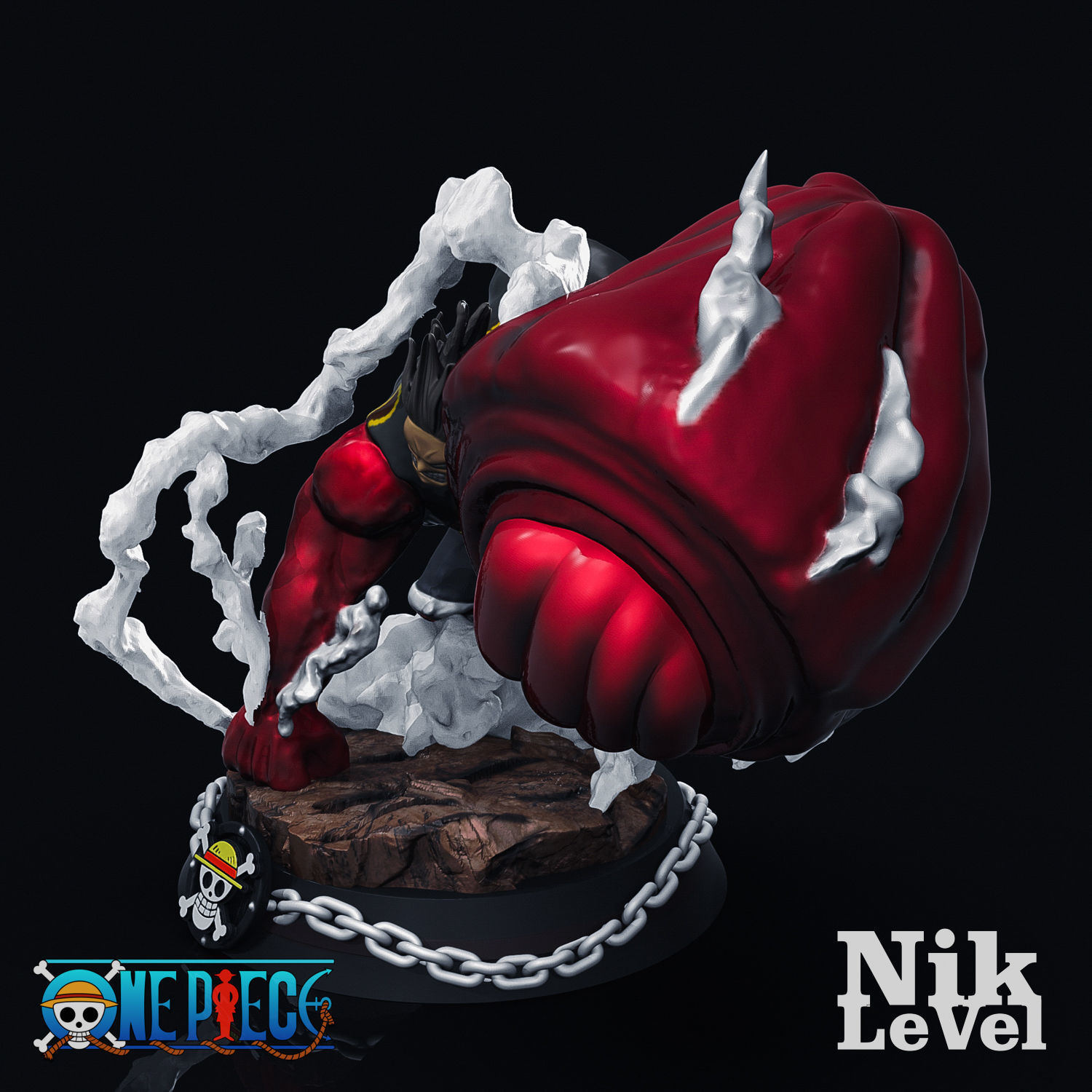 Luffy Gear 4 Kong 3D Printable 3D print model_8