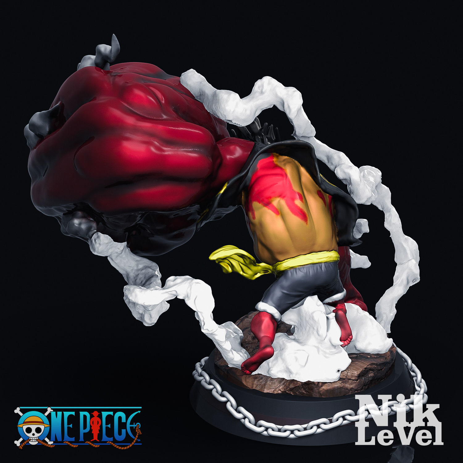 Luffy Gear 4 Kong 3D Printable 3D print model_19