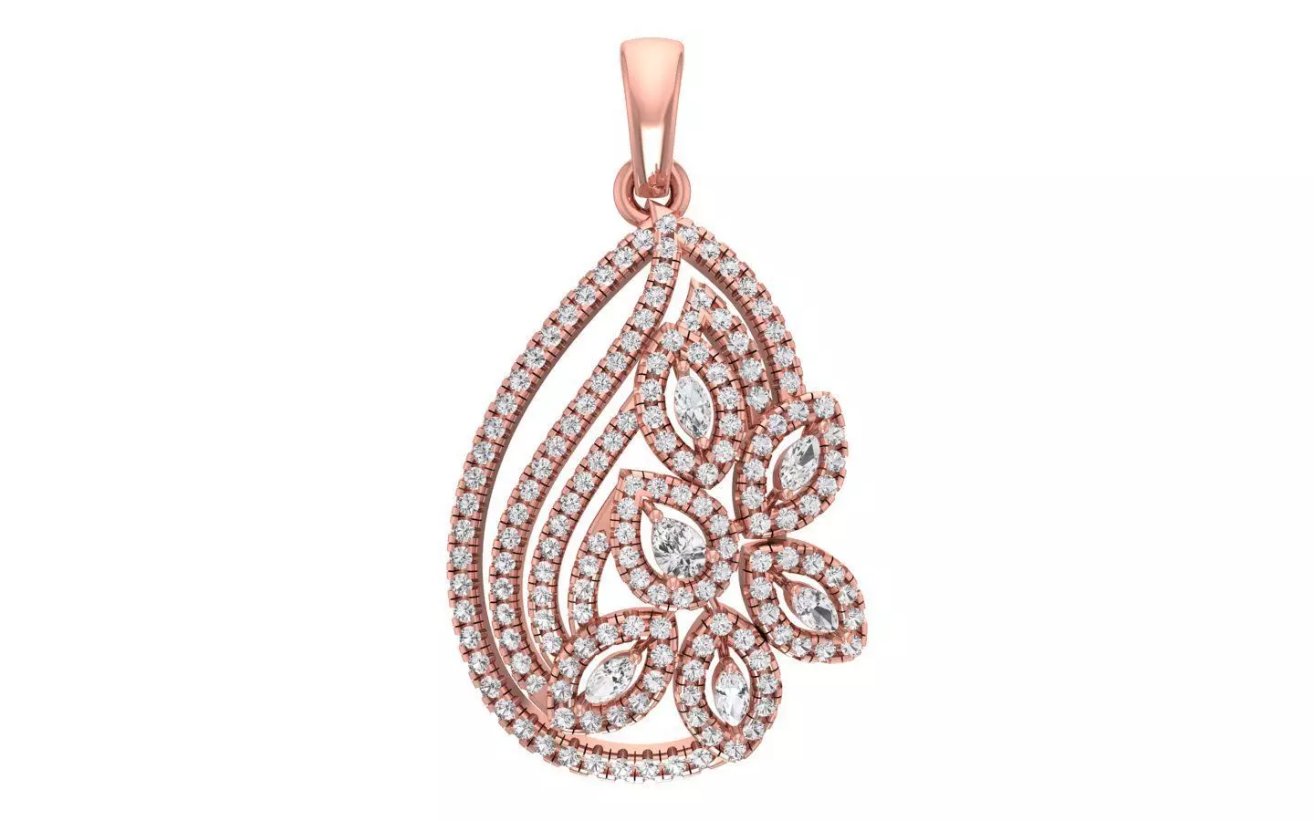 Women Pendants 3dm STL OBJ FBX Renders Details 3D print model_0