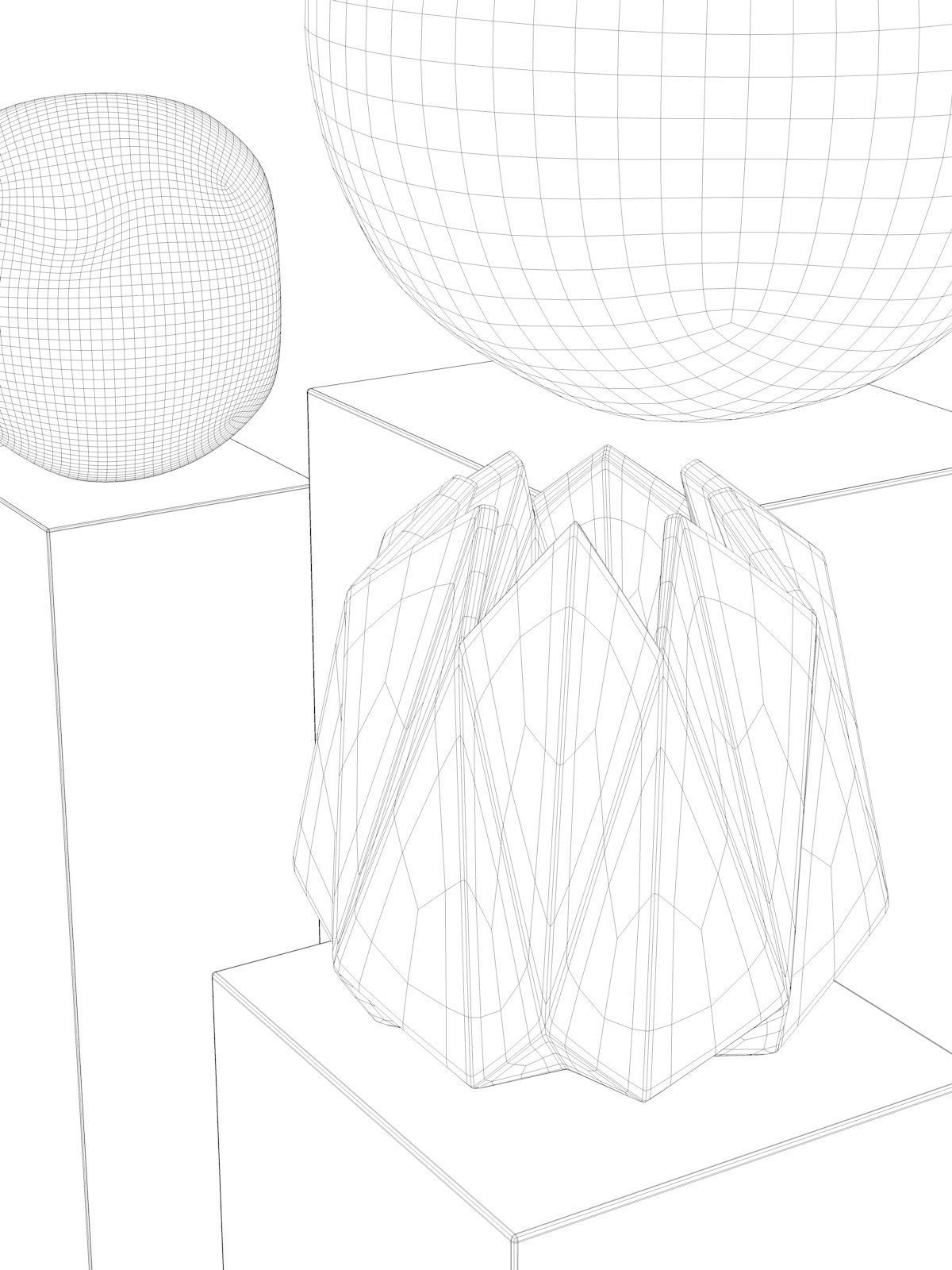 Decorative Objects Set 37 3D model_4