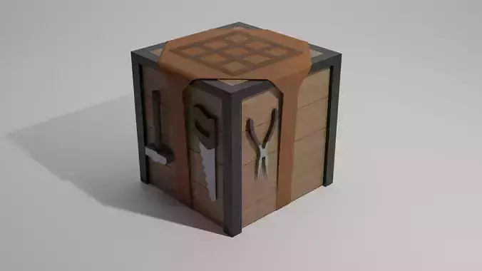 Minecraft Crafting Table  3D model