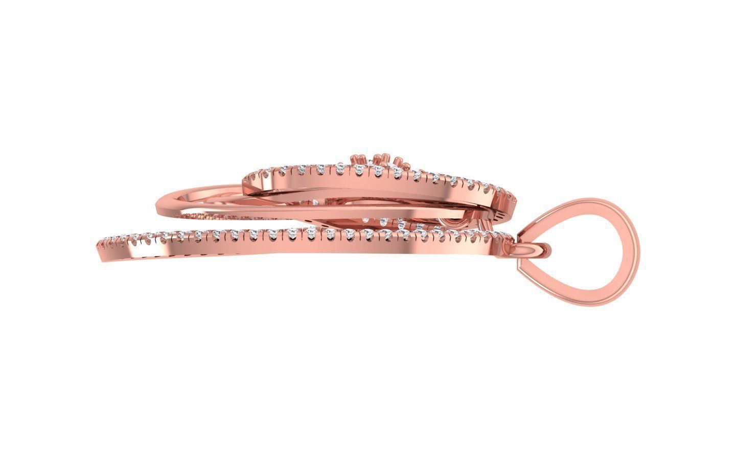 Women Oval Shape Pendants 3dm STL OBJ FBX Renders Details 3D print model_2