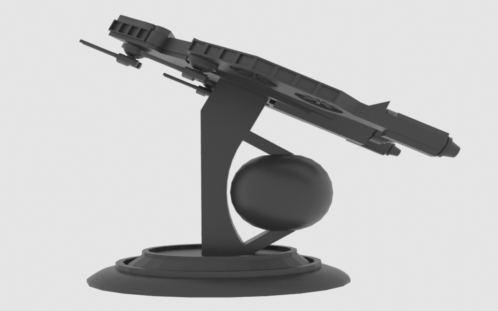 Antonov An - S Spaceship Low-poly 3D model_19