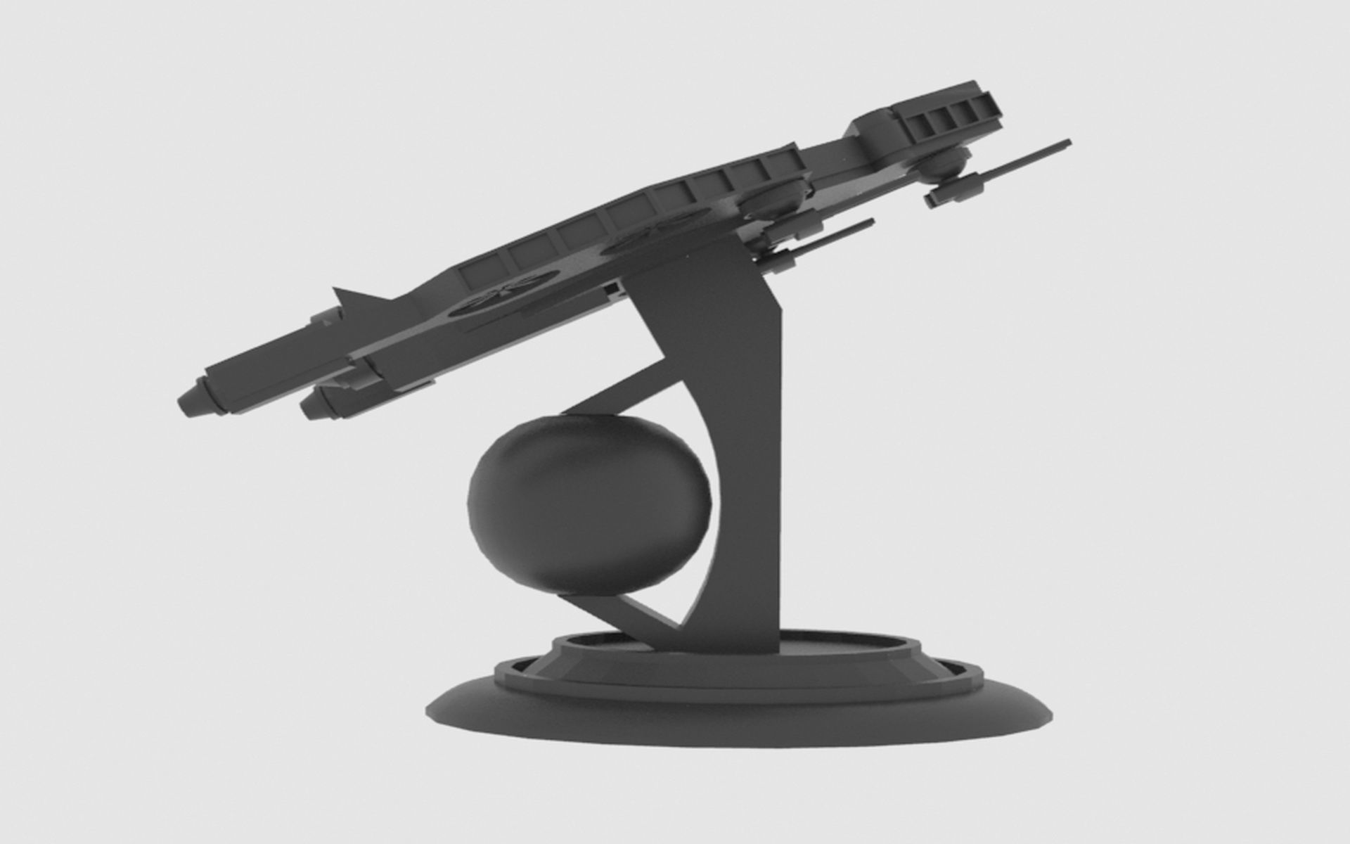 Antonov An - S Spaceship Low-poly 3D model_23