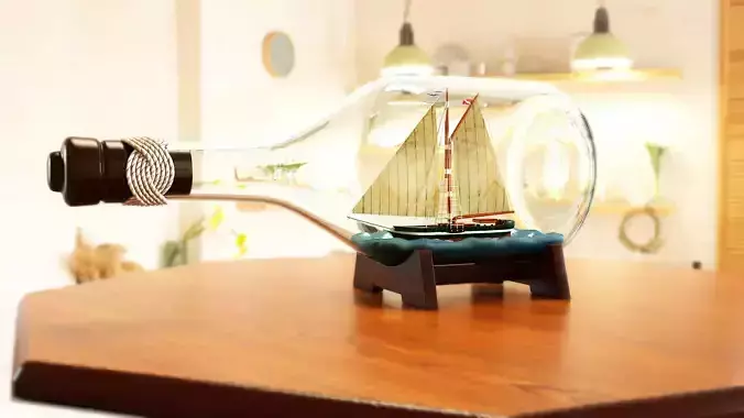 Ship in a Bottle  3D model