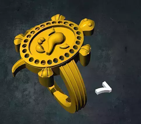 tortois turtle ring