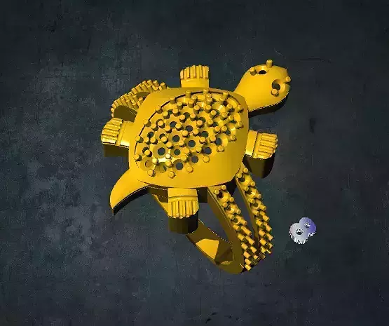 tortois lego turtle ring